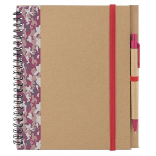 Cuaderno de cartón reciclado personalizado